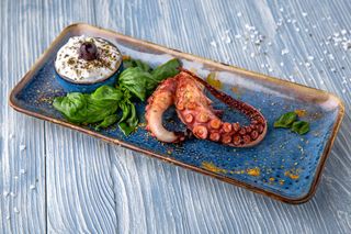 Caracatita la grătar