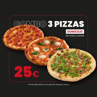 Combo 3 Pizzas Medianas