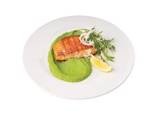 Сьомга филе с фенел