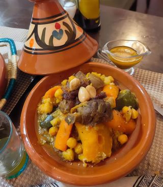 Plato De Cuscús De Ternera