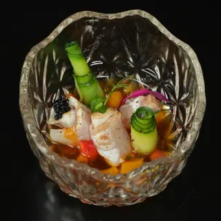 43. Carpaccio Fire Salmon