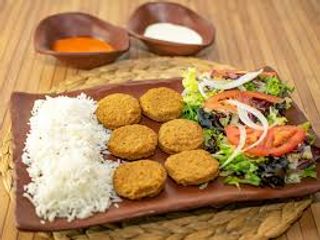 Plato kebab el sirio