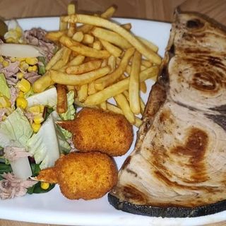 Plato Combinado De Coco