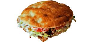 Pan De Arabo Kebab Mixto