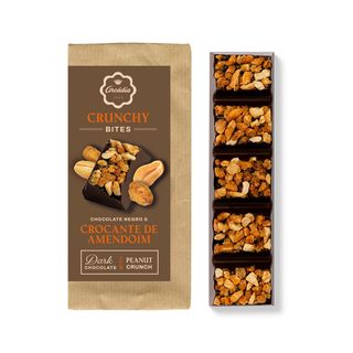 Crunchy Bites - Chocolate Negro com Crocante de Amendoim