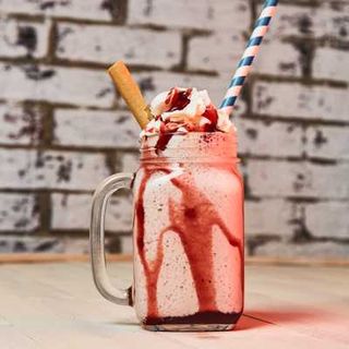 Batido de berries and yogurt
