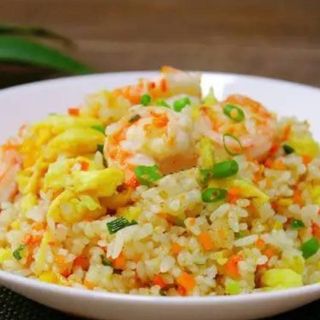 Arroz Frito Con Gambas