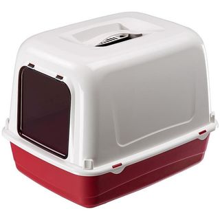 FERPLAST WC za mačke, zatvoreni, Crveni, 36x47x35cm (KOD F72064022PA)