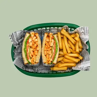 Sándwich de Pollo Picante + Patatas fritas