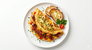 Omlet sa kobasicom