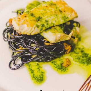 Spaghetti con Lubina