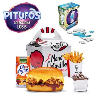 Menú Chiquillo Burger