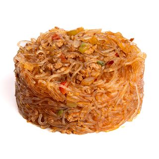 DY142. Spaghetti di soia con carne piccante