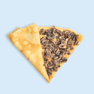 ვეგანური კრეპი სოკოთი