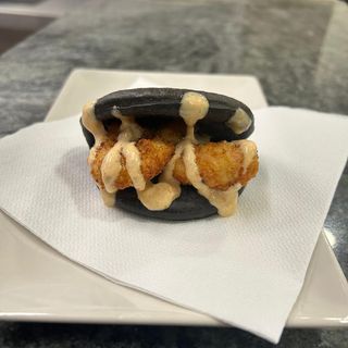 Pa Bao amb gamba cruixent i maionesa de kimchi ( 1 unid. )