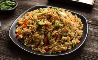 24. Arroz frito con verduras