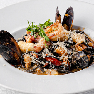 Спагеті Неро з морепродуктами (450г)