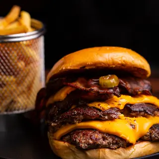 Hamburguesa Triple Santos