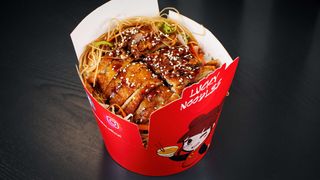 Noodles de orez cu rata