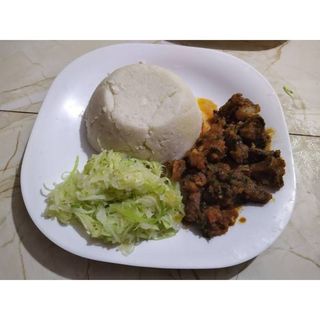 1/4 Mutton with Ugali