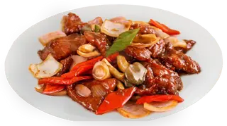 Ternera con salsa de ostras