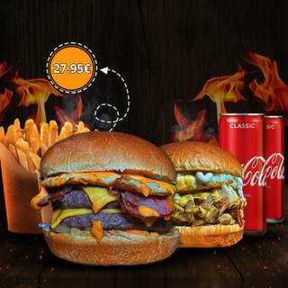 COMBO 2 BURGERS