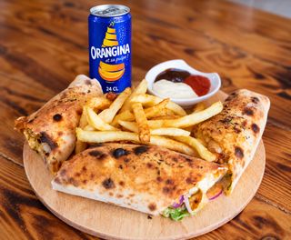 Baguette Farcie Escalope + Orangina