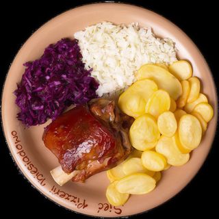 Golonka z kością i talarkami