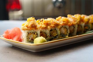 Karaage curry roll