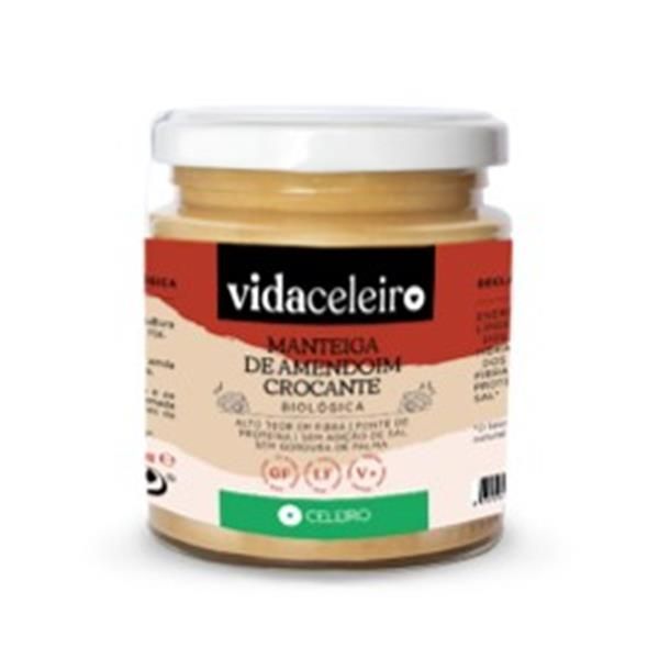Manteiga De Amendoim Crocante Bio Vida Celeiro 230 Gramas