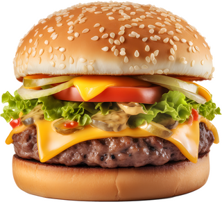 Hamburger mega beef parmigiano