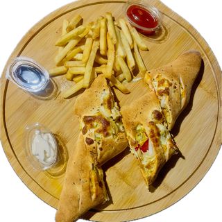 BAGUETTE FARCIE  ESCALPE GRILLE 