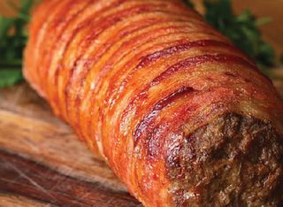 Rolo de Carne e Bacon 