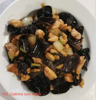 Galinha com Algas