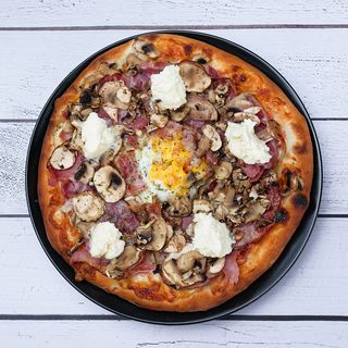 Quatro Stagione kulen pizza  XL 28cm