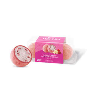 Mochi lampone e cioccolato bianco