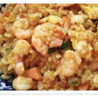 Arroz Frito Con Gambas