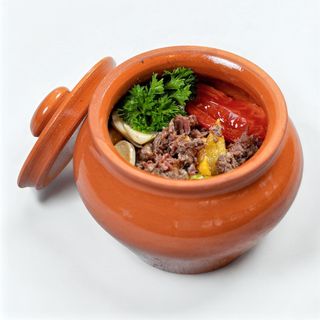 Томленая говядина с нутом