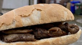 Panino con spuntature marchigiane