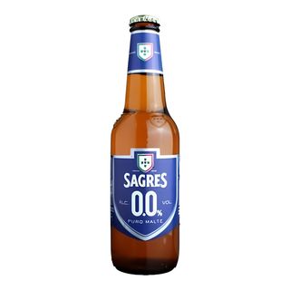 Cerveja Sagres 0% 33cl