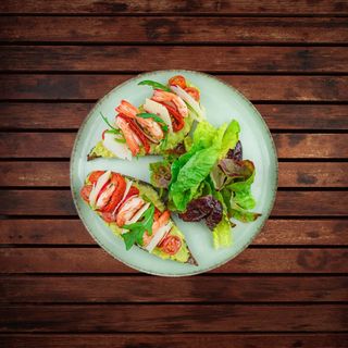 Tartine Crevette Guacamole