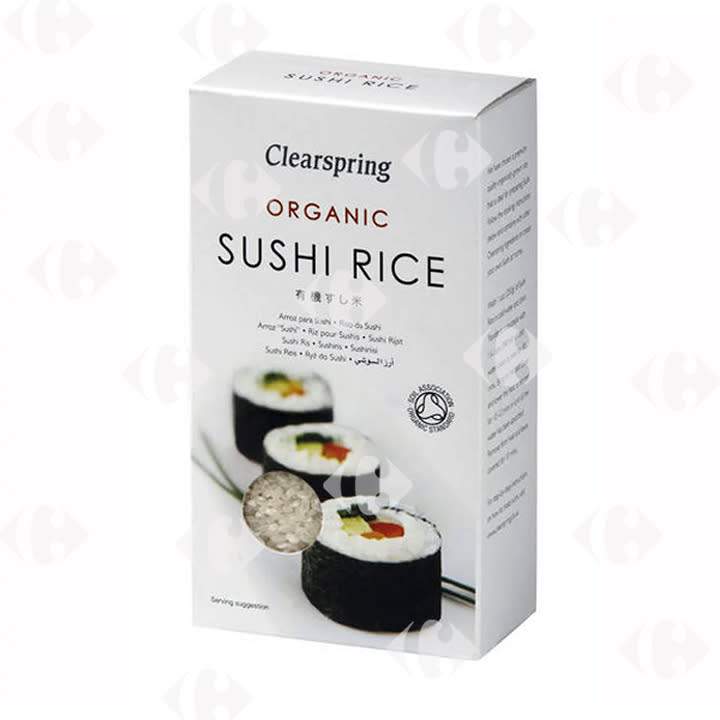 Arroz Para Sushi Bio  Clearspring 500 Gramas