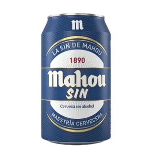 Cerveza Mahou Sin alcohol Lata 33cl.