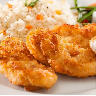 Plat Escalope Pané