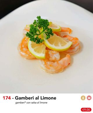 Gamberetti al limone
