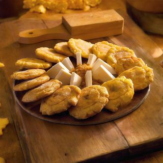 Patacones Con Queso Frito (Nuevo)