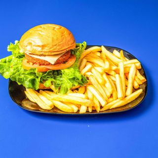 Menù classic burger veg