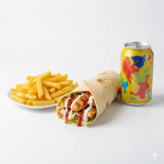 Menù arrotolato kebab