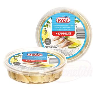 Marinirni komadi haringe Kartoschke