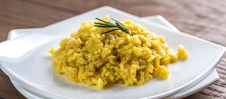 Risotto curry i kurkuma *posno